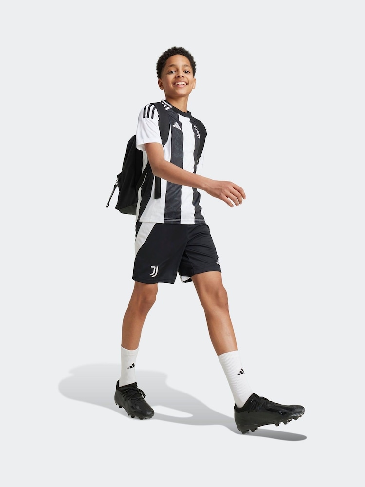 adidas White/Black Kids Juventus 24/25 Home Jersey - Image 3 of 8