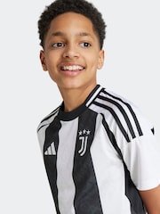 adidas White/Black Kids Juventus 24/25 Home Jersey - Image 4 of 8