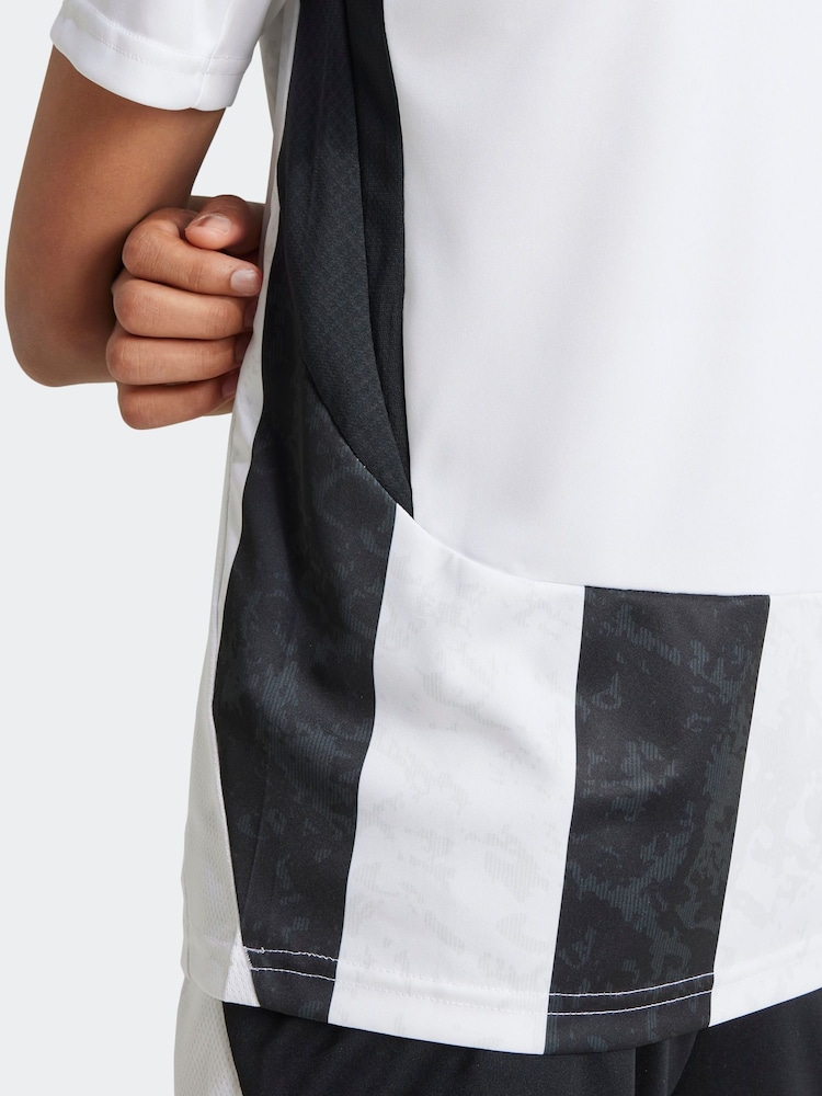 adidas White/Black Kids Juventus 24/25 Home Jersey - Image 5 of 8