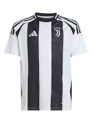 adidas White/Black Kids Juventus 24/25 Home Jersey - Image 7 of 8