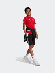 adidas Red Kids Arsenal 100% Cotton T-Shirt - Image 4 of 6
