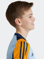 adidas Blue/Orange Kids Real Madrid Tiro 24 Competition Training Jersey - Image 4 of 7