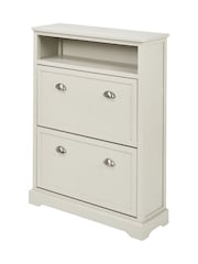 Pacific Linen Pine Wood Shoe Storage Unit - Image 6 of 9
