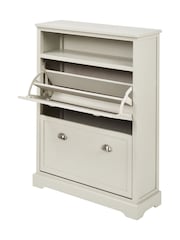 Pacific Linen Pine Wood Shoe Storage Unit - Image 7 of 9