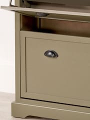 Pacific Olive Pine Wood Shoe Storage Unit - Image 3 of 8