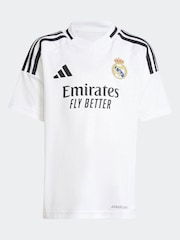 adidas White Kids Real Madrid 24/25 Home Mini Kit - Image 2 of 3