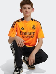 adidas Orange Kids Real Madrid 24/25 Away Jersey - Image 3 of 8