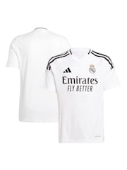 adidas White Real Madrid 24/25 Home Kids Jersey - Image 7 of 9