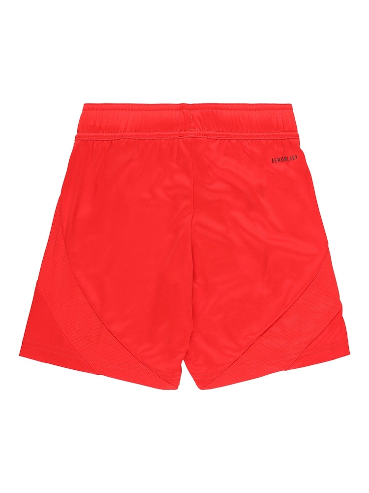 adidas Red Kids FC Bayern 24/25 Home Shorts - Image 8 of 8 adidas Red Kids FC Bayern 24/25 Home Shorts - Image 8 of 8