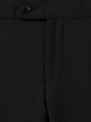 Reiss Black Knightsbridge T 3-9 yrs Tuxedo Satin Stripe Trousers - Image 4 of 4