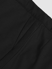 Reiss Black Knightsbridge T 3-9 yrs Tuxedo Satin Stripe Trousers - Image 5 of 5