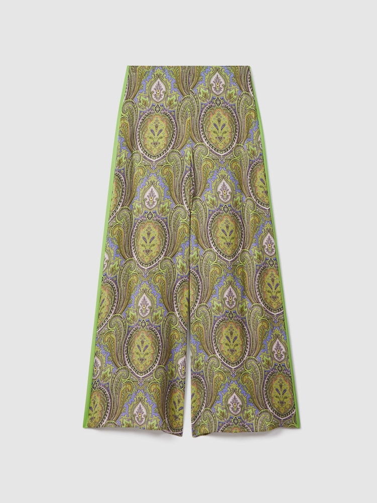 Florere Printed Wide Leg Trousers - Image 2 of 6