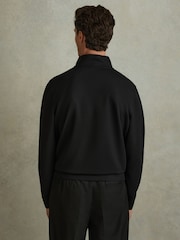 كنزة مزركشة بنصف سحاب Barret من Reiss - صورة 3 من 4