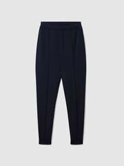 Reiss Midnight Navy Carter Castore Jersey Tapered Joggers - Image 2 of 6