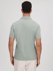 Reiss Sage Owens Slim Fit Cotton Polo Shirt - Image 5 of 6