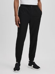 Reiss Onyx Black Dax Castore Water Repellent Track Joggers - Image 1 of 8