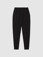Reiss Onyx Black Dax Castore Water Repellent Track Joggers - Image 2 of 8