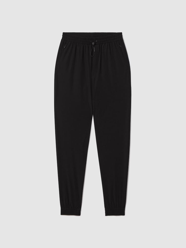 Reiss Onyx Black Dax Castore Water Repellent Track Joggers - Image 2 of 8