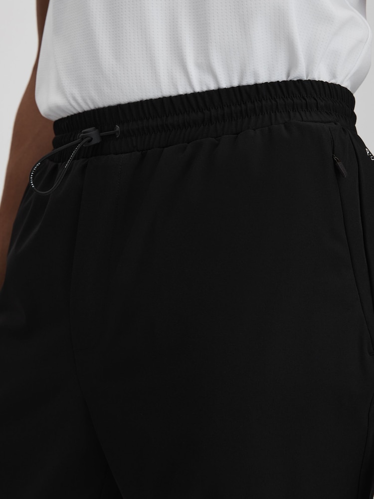 Reiss Onyx Black Dax Castore Water Repellent Track Joggers - Image 4 of 8