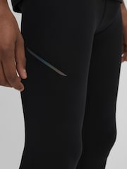 Reiss Onyx Black Holt Holt Castore Performance Leggings - Image 4 of 8