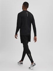 Reiss Onyx Black Holt Holt Castore Performance Leggings - Image 7 of 8