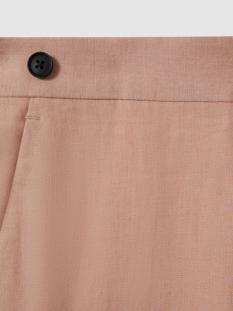 Reiss Kin Linen Tapered Trousers Slim-Fit - Imagen 6 de 6