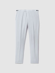 Zartblau - REISS Kin Leinenhose in Slim Fit - Bild 2 von 6