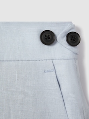 Zartblau - REISS Kin Leinenhose in Slim Fit - Bild 5 von 6