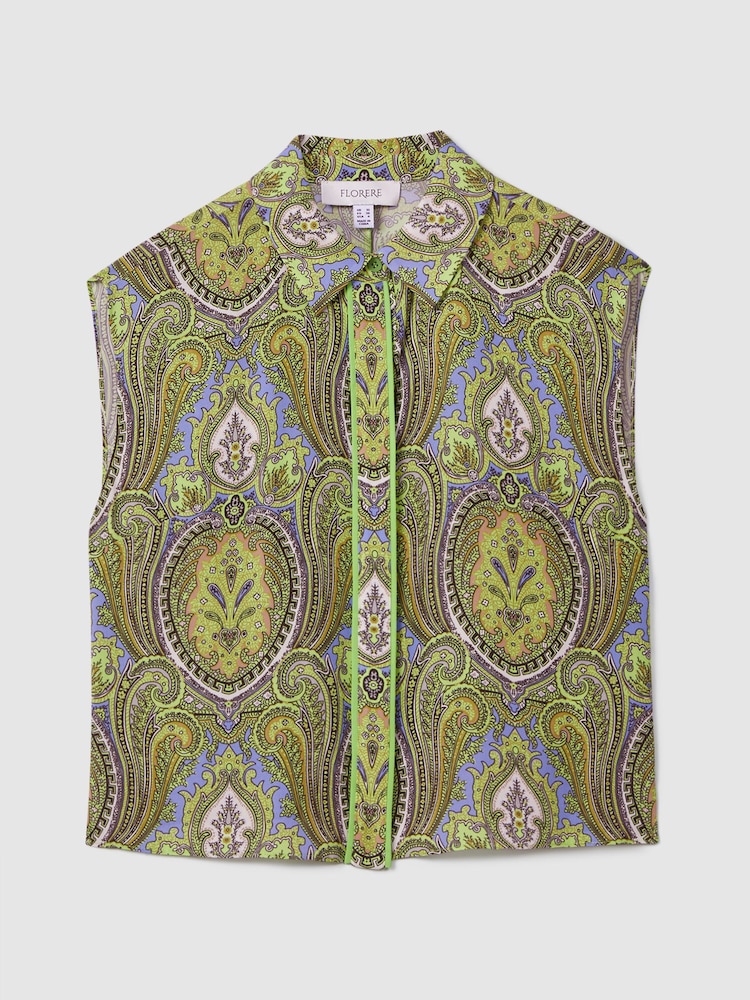 Florere Printed Cropped Top - Image 2 of 7