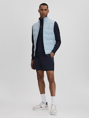 Reiss Midnight Navy Robert Castore Water Repellent 2-in-1 Shorts - Image 3 of 7