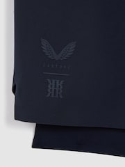 Reiss Midnight Navy Robert Castore Water Repellent 2-in-1 Shorts - Image 7 of 7