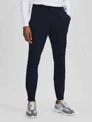 Reiss Midnight Navy Eli Castore Performance Slim Fit Joggers - Image 1 of 7