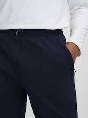 Reiss Midnight Navy Eli Castore Performance Slim Fit Joggers - Image 4 of 7