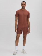 Reiss Rust Hudson Castore Water Repellent Shorts - Image 3 of 7