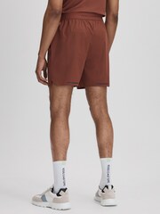 Reiss Rust Hudson Castore Water Repellent Shorts - Image 5 of 7