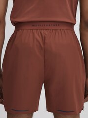 Reiss Rust Hudson Castore Water Repellent Shorts - Image 6 of 7