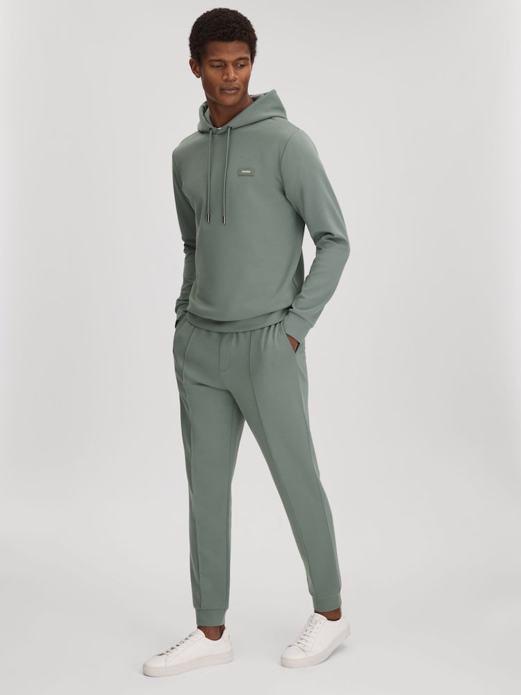 Reiss Sage Isaac Interlock Jersey Joggers - Image 1 of 6