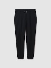 Reiss Navy Isaac Interlock Jersey Joggers - Image 2 of 7