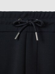 Reiss Navy Isaac Interlock Jersey Joggers - Image 7 of 7