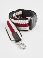Black/Red Stripe Bag Strap - Image 1 of 3