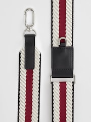 Black/Red Stripe Bag Strap - Image 3 of 3