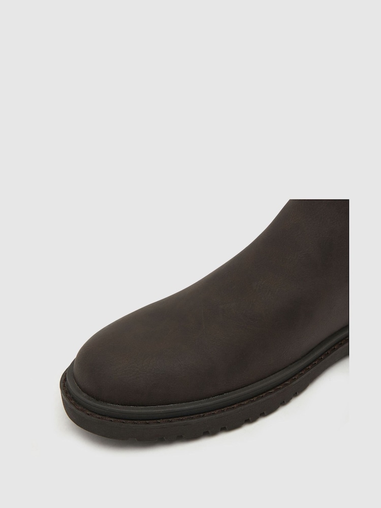 Schuh David Brown Chelsea Boots - Image 4 of 4