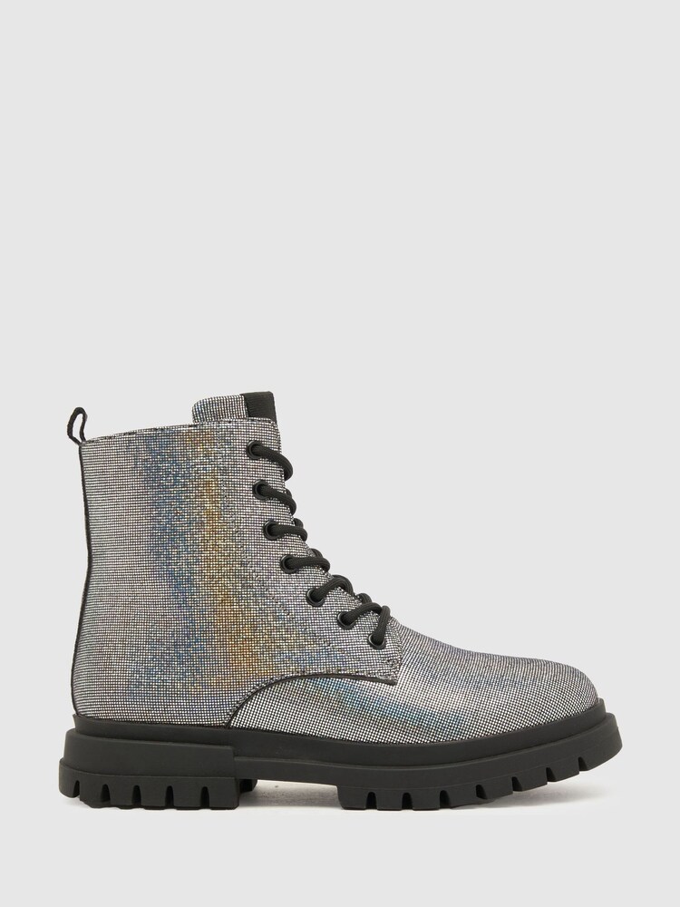 Bottes noires à lacets Schuh Caring - Image 1 of 4