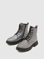 Bottes noires à lacets Schuh Caring - Image 3 of 4