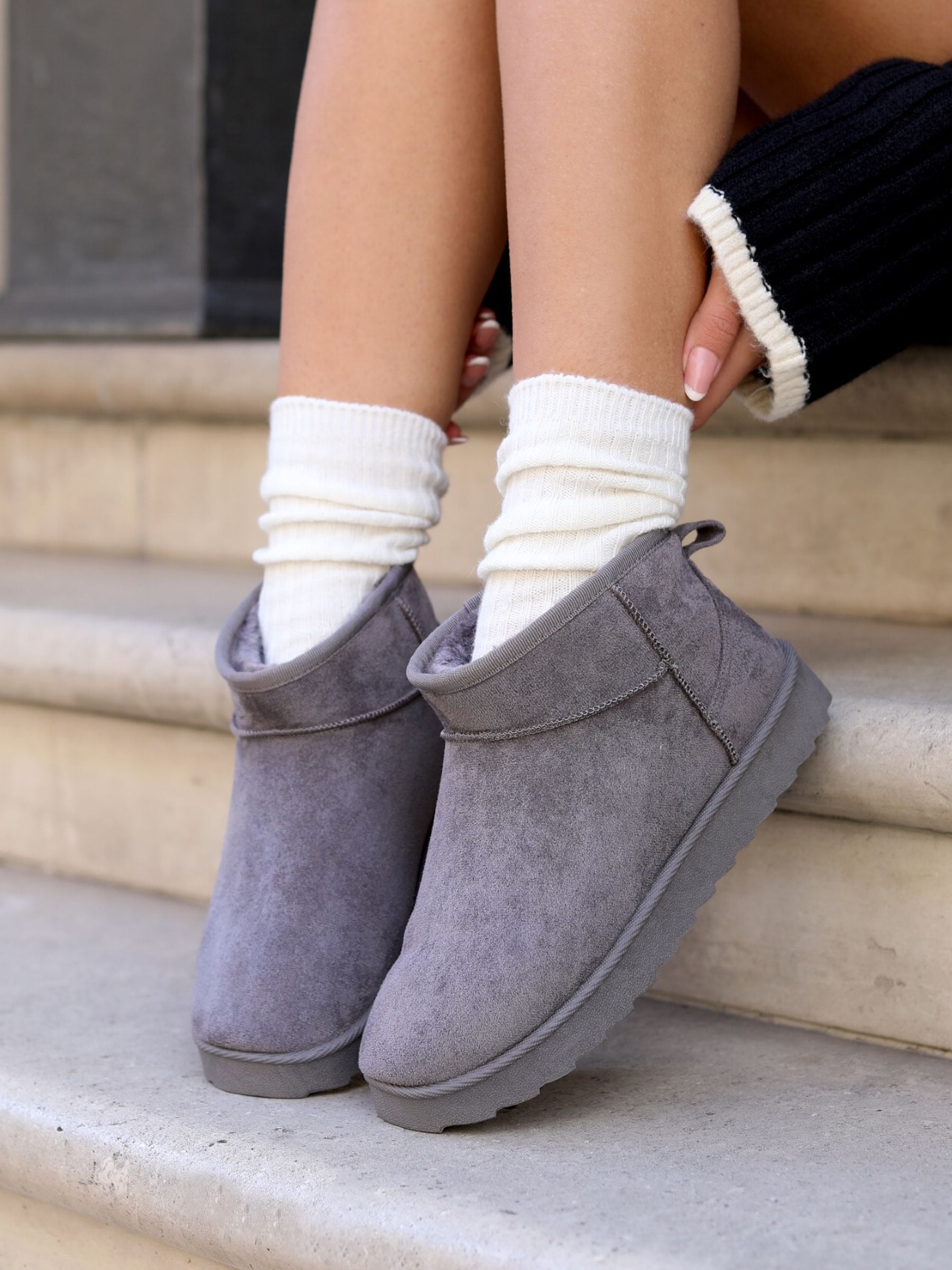 Next grey suede ankle boots 2025
