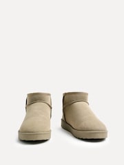 Linzi Green Mini Addy Faux Suede Lined Ankle Boots - Image 6 of 7