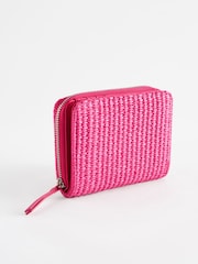 Pink Raffia Purse - Image 2 of 5