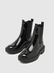 Schuh Black Azore Double Rand Chelsea Boots - Image 3 of 4
