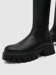 Schuh Danica Stretch Knee Black Boots - Image 4 of 4