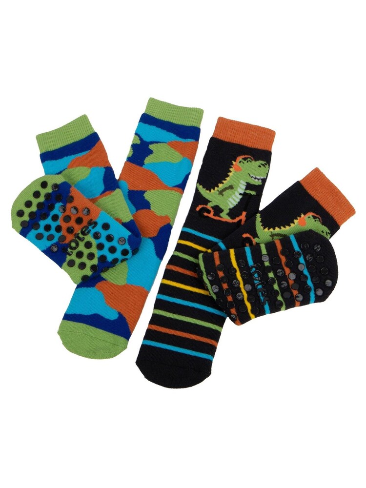 Totes Orange Toasties Childrens Original 2 Pack Socks - Image 1 of 4